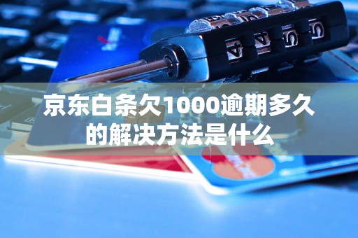 京东白条欠1000逾期多久的解决方法是什么