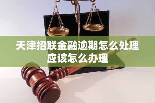 天津招联金融逾期怎么处理应该怎么办理