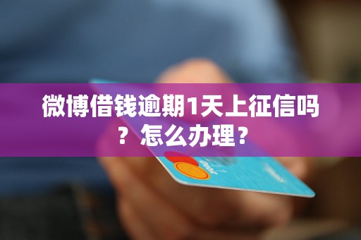 微博借钱逾期1天上征信吗？怎么办理？