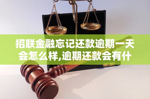 招联金融忘记还款逾期一天会怎么样,逾期还款会有什么后果