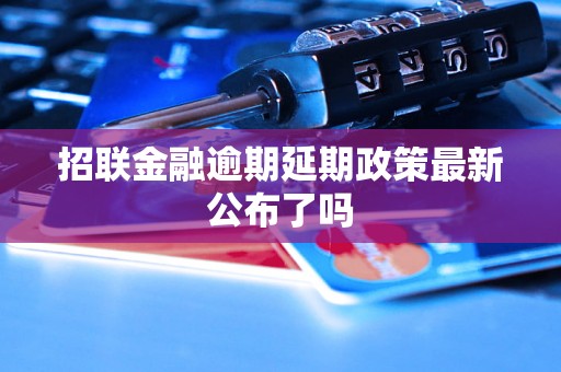 招联金融逾期延期政策最新公布了吗