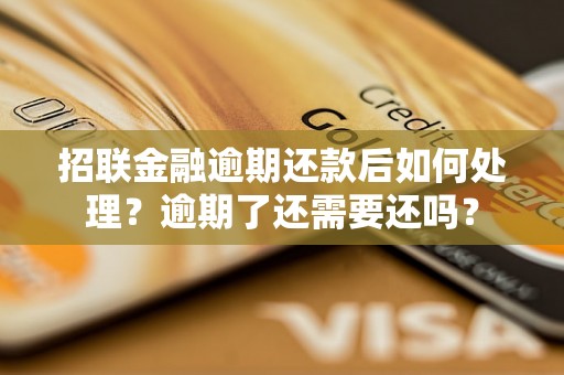 招联金融逾期还款后如何处理？逾期了还需要还吗？