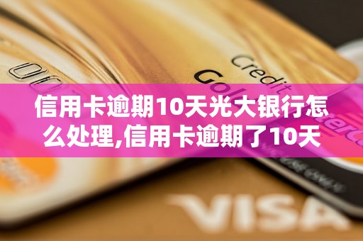 信用卡逾期10天光大银行怎么处理,信用卡逾期了10天光大银行催收流程