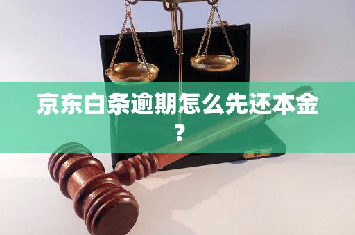 京东白条逾期怎么先还本金？