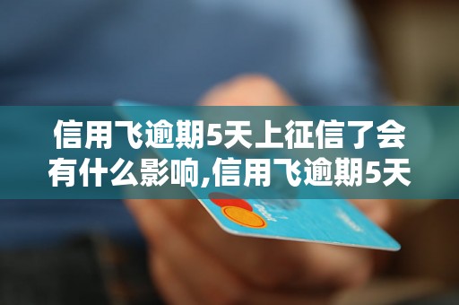 信用飞逾期5天上征信了会有什么影响,信用飞逾期5天是否会对信用记录产生重大影响