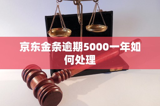 京东金条逾期5000一年如何处理