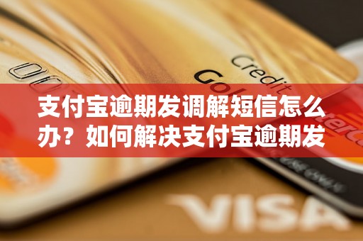 支付宝逾期发调解短信怎么办？如何解决支付宝逾期发调解短信问题？