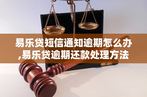 易乐贷短信通知逾期怎么办,易乐贷逾期还款处理方法