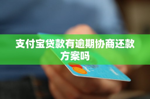 支付宝贷款有逾期协商还款方案吗