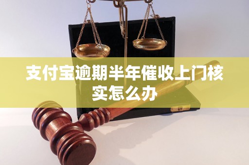 支付宝逾期半年催收上门核实怎么办