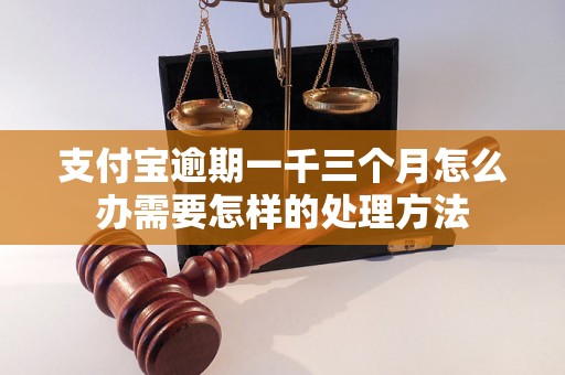 支付宝逾期一千三个月怎么办需要怎样的处理方法