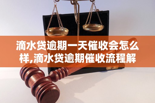 滴水贷逾期一天催收会怎么样,滴水贷逾期催收流程解析