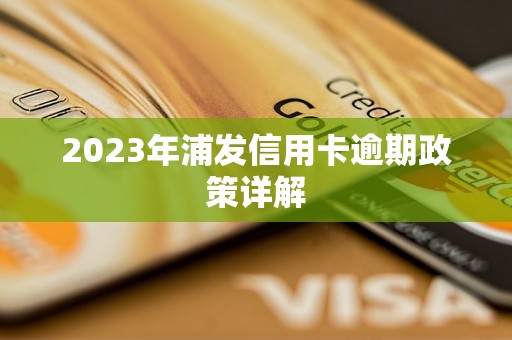 2023年浦发信用卡逾期政策详解