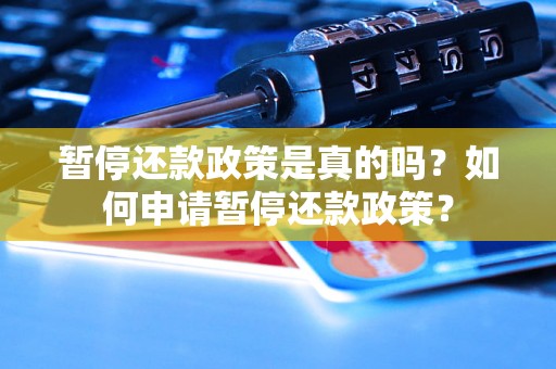 暂停还款政策是真的吗？如何申请暂停还款政策？