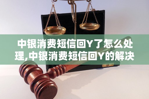 中银消费短信回Y了怎么处理,中银消费短信回Y的解决办法