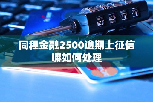 同程金融2500逾期上征信嘛如何处理