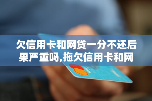 欠信用卡和网贷一分不还后果严重吗,拖欠信用卡和网贷后果如何处理