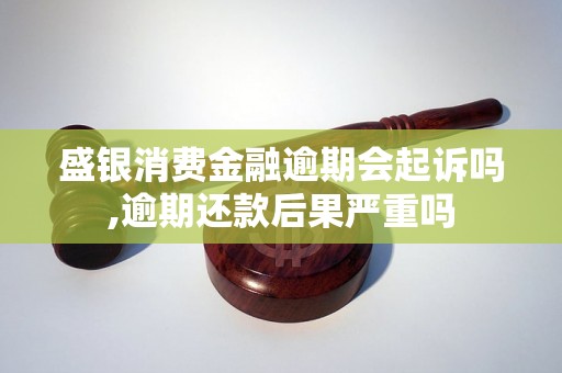 盛银消费金融逾期会起诉吗,逾期还款后果严重吗