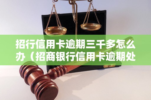 招行信用卡逾期三千多怎么办（招商银行信用卡逾期处理方法）