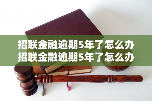 招联金融逾期5年了怎么办招联金融逾期5年了怎么办