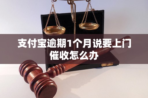 支付宝逾期1个月说要上门催收怎么办