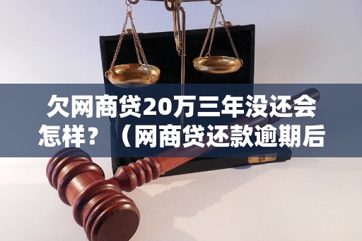 欠网商贷20万三年没还会怎样？（网商贷还款逾期后果分析）