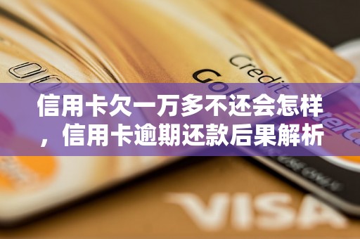 信用卡欠一万多不还会怎样，信用卡逾期还款后果解析