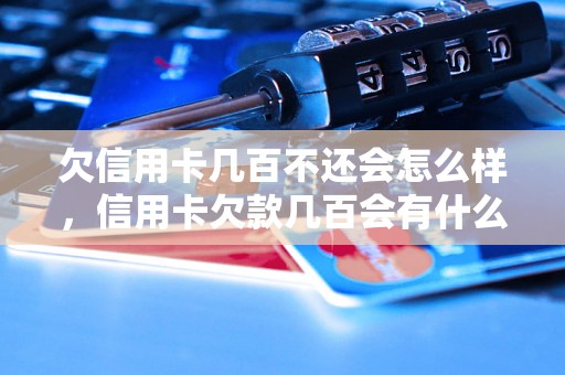 欠信用卡几百不还会怎么样，信用卡欠款几百会有什么后果