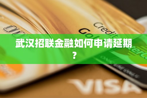 武汉招联金融如何申请延期？