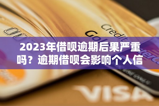 2023年借呗逾期后果严重吗？逾期借呗会影响个人信用吗？