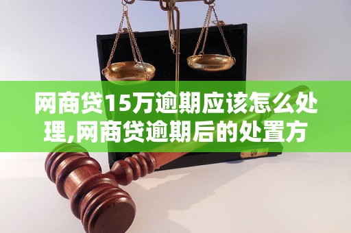 网商贷15万逾期应该怎么处理,网商贷逾期后的处置方式