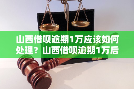 山西借呗逾期1万应该如何处理？山西借呗逾期1万后果严重吗？