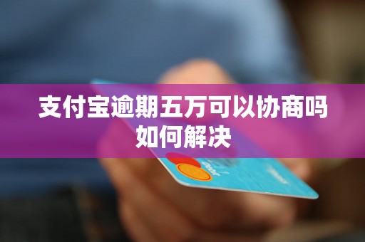 支付宝逾期五万可以协商吗如何解决