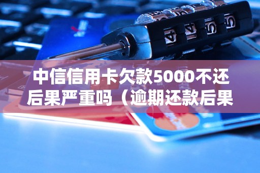 中信信用卡欠款5000不还后果严重吗（逾期还款后果详解）