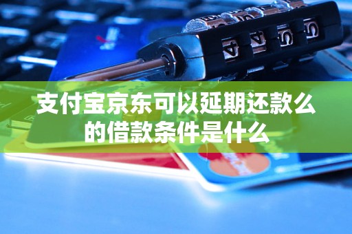 支付宝京东可以延期还款么的借款条件是什么