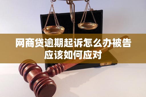 网商贷逾期起诉怎么办被告应该如何应对