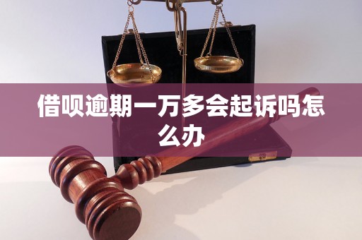 借呗逾期一万多会起诉吗怎么办