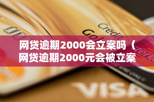 网贷逾期2000会立案吗（网贷逾期2000元会被立案吗）