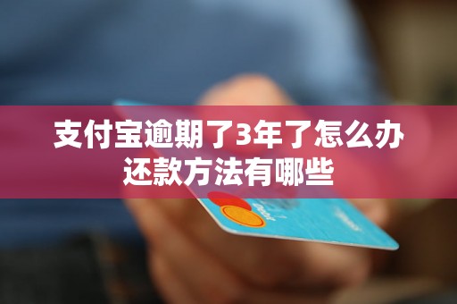 支付宝逾期了3年了怎么办还款方法有哪些