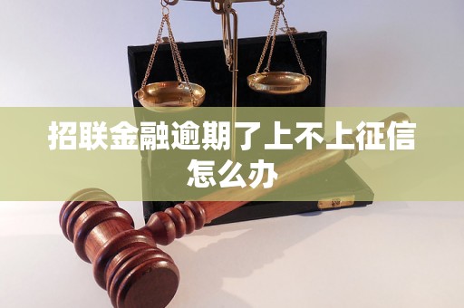 招联金融逾期了上不上征信怎么办