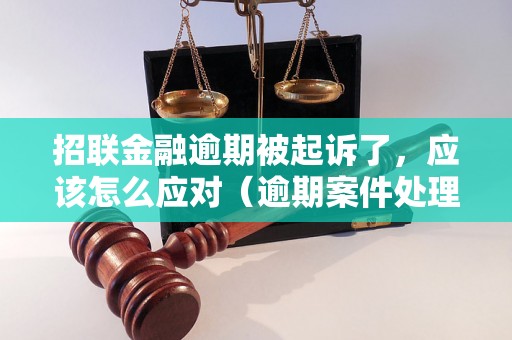 招联金融逾期被起诉了，应该怎么应对（逾期案件处理经验分享）