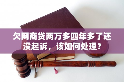 欠网商贷两万多四年多了还没起诉，该如何处理？