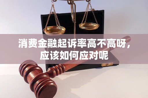 消费金融起诉率高不高呀，应该如何应对呢