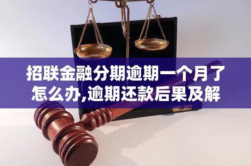 招联金融分期逾期一个月了怎么办,逾期还款后果及解决方法