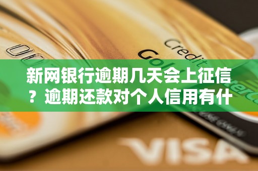 新网银行逾期几天会上征信？逾期还款对个人信用有什么影响？