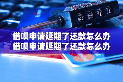 借呗申请延期了还款怎么办借呗申请延期了还款怎么办