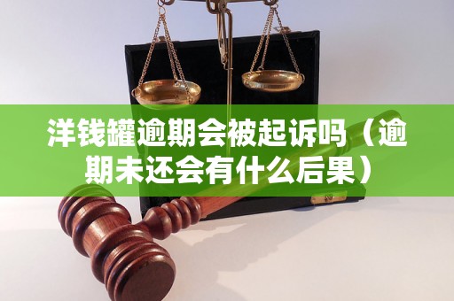 洋钱罐逾期会被起诉吗（逾期未还会有什么后果）