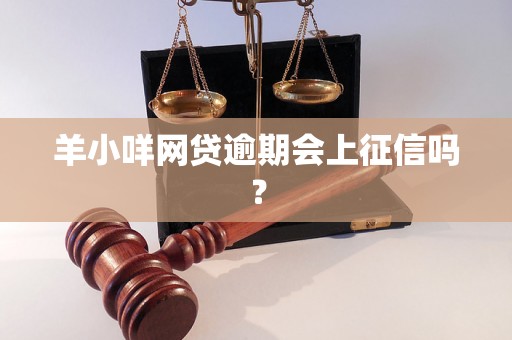 羊小咩网贷逾期会上征信吗？