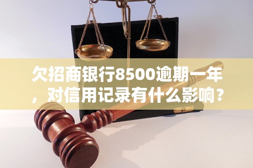 欠招商银行8500逾期一年，对信用记录有什么影响？如何解决逾期问题？