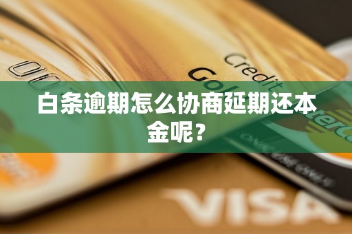 白条逾期怎么协商延期还本金呢？